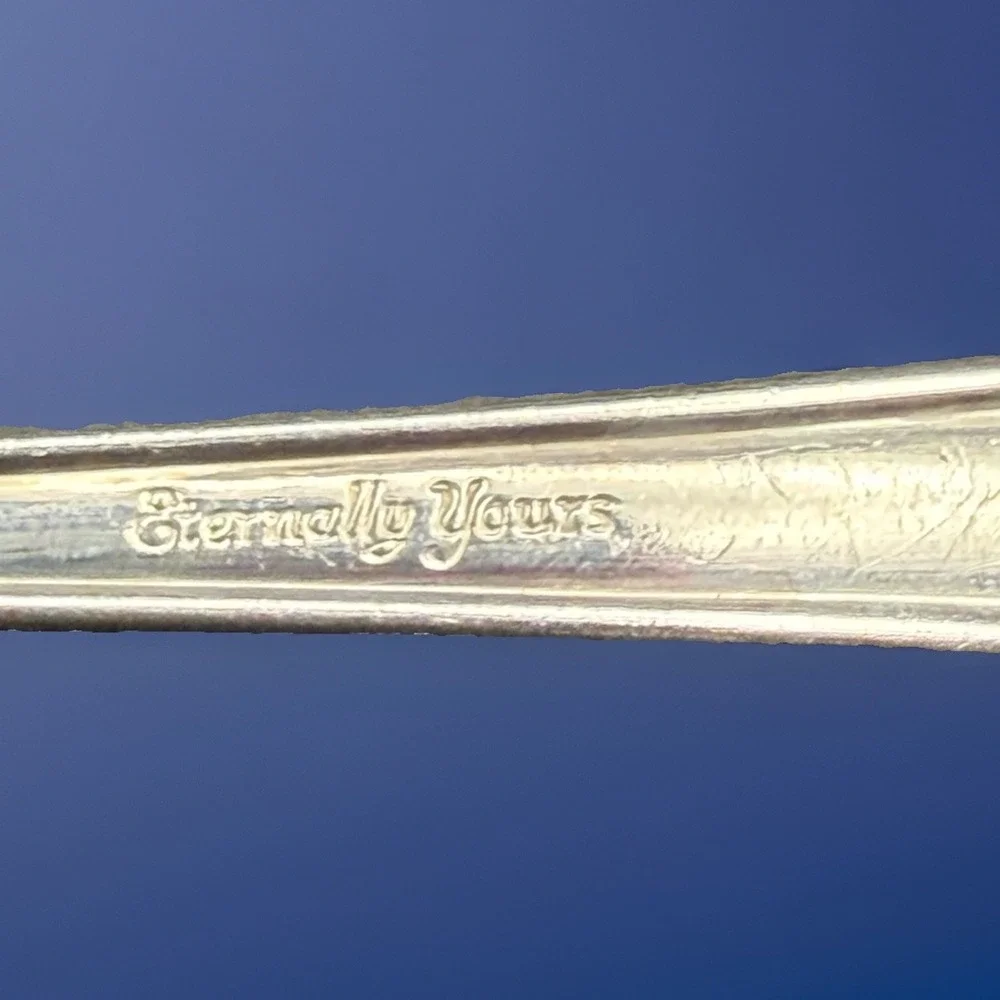 VTG 1847 Rogers Bros ETERNALLY YOURS Teaspoon Spoons Silverplate 6
